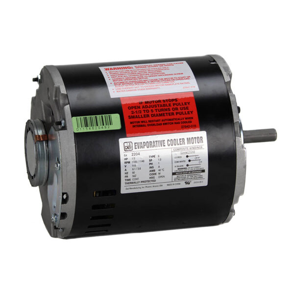 3/4HP 2 SPEED COOLER MOTOR 115V