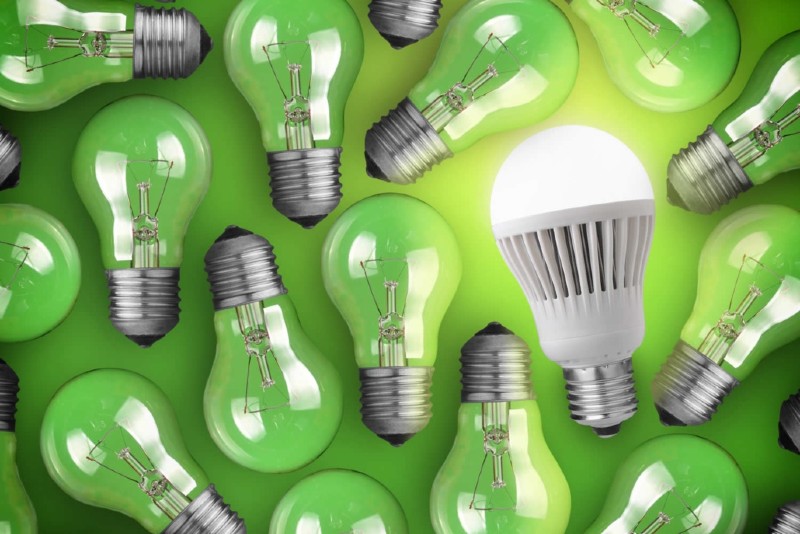 energy efficient LED bulbs